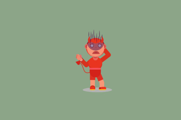 Character of a Confused Little Devil