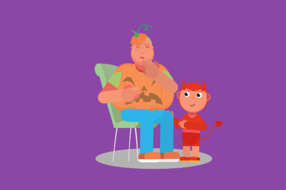 Character Vector Illustration for Graphics and Editorial