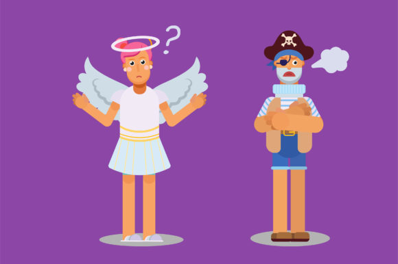 Characters Halloween Vector Graphics & Illustrations