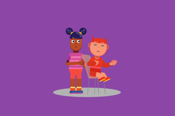 Characters of a Tired Little Devil