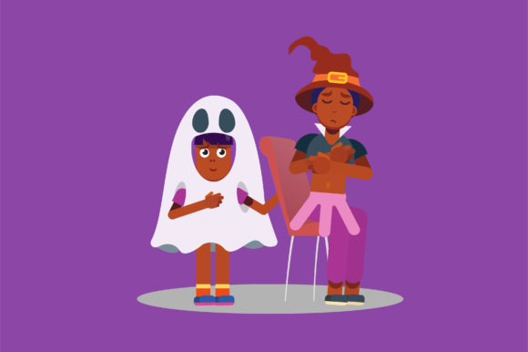 Characters of Sad Witch: Graphics and Illustrations for Digital Selling