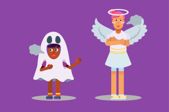 Cranky Girls Halloween Graphics & Illustrations Review
