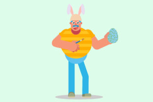 Easter Character Illustration Graphics