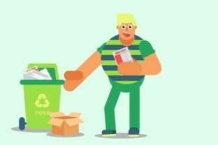 Good Secondhand Vector Illustration for Craft Graphics