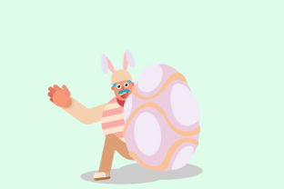 Graphics & Illustrations: Easter Character Vector Review