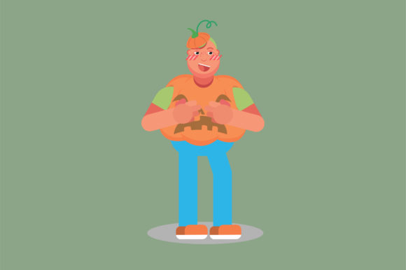 Halloween Costume - Boy: Graphics & Illustrations for Brand Campaigns