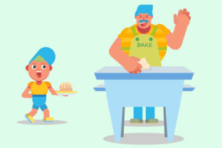 Happy Character Illustration: Graphics & Illustrations Review