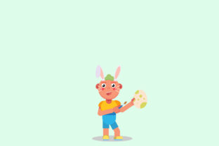 Happy Character Vector Illustration for Brand Graphics & Marketing