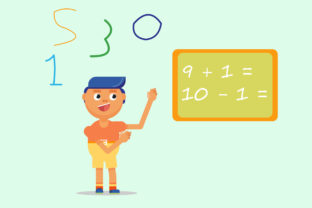 Happy Kids Vector Illustration Graphics