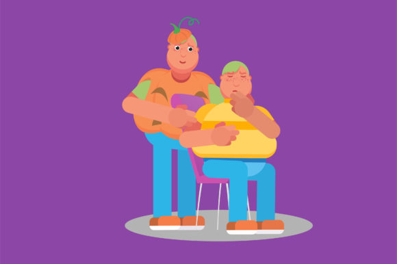 Set of Halloween Characters Sad: Graphics & Illustrations Reviewed