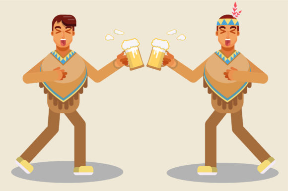 Twin with Thanksgiving Costumes Graphics