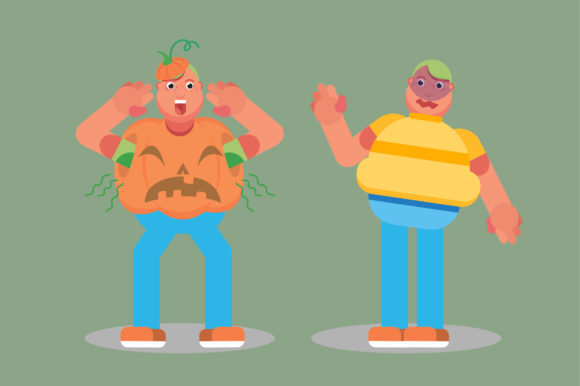 Weird Halloween Characters: Graphics & Illustrations Review