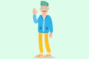 Young Boy Vector Illustration: Graphics & Illustrations Asset Review